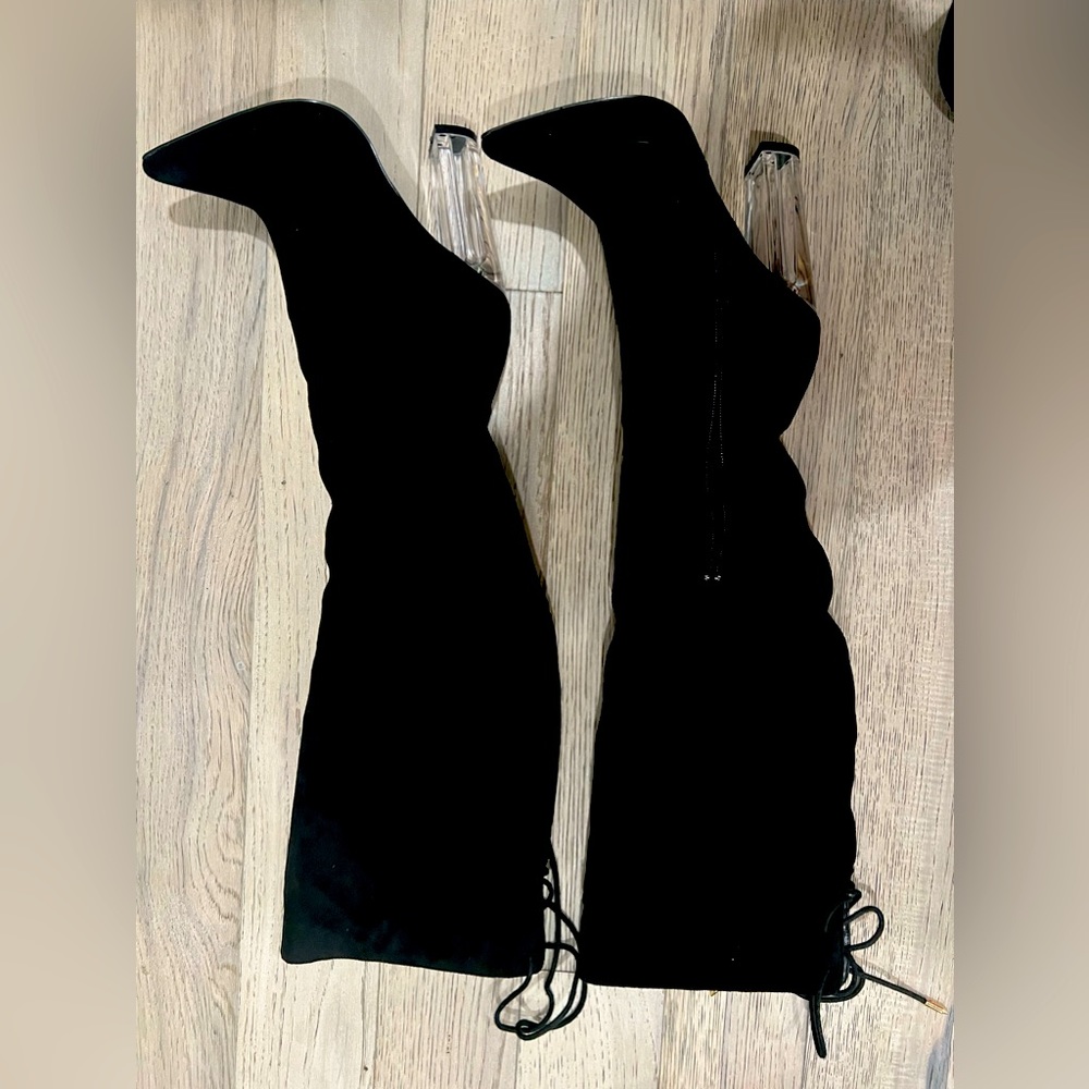 Heeled boots, Sassy, black